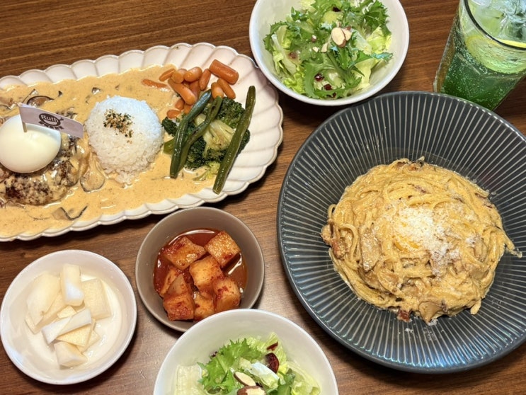  포항문덕맛집 가족 외식 점심 추천 양식당 함박웃는룻