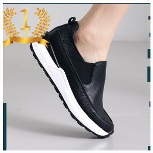 최고급 탠디여성스니커즈 슈리오 여성 소가죽 키높이 슬립온 6cm 추천