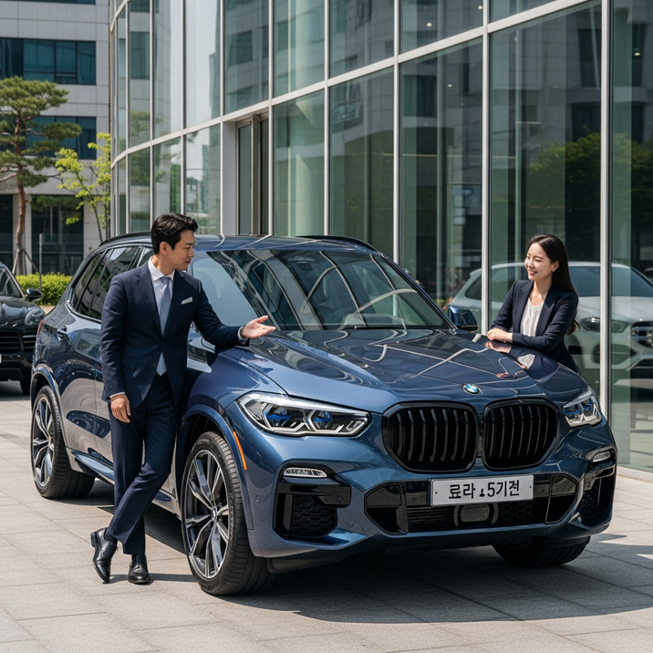  BMWX5 vs 경쟁차, 승자는?