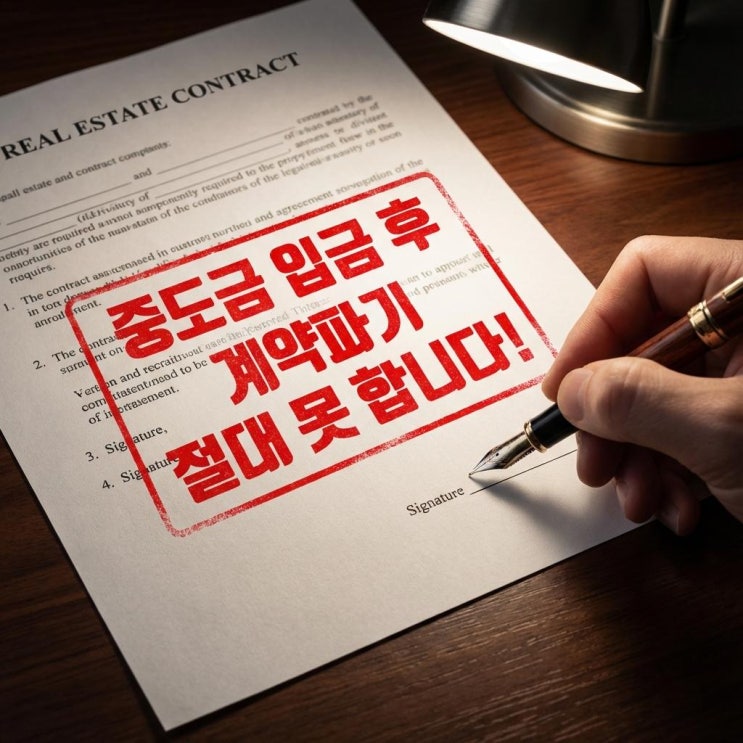  중도금 입금 후 계약파기 절대 못 합니다! 미리 넣어서 집주인 변심 막는 꿀팁 (대법원 판례)