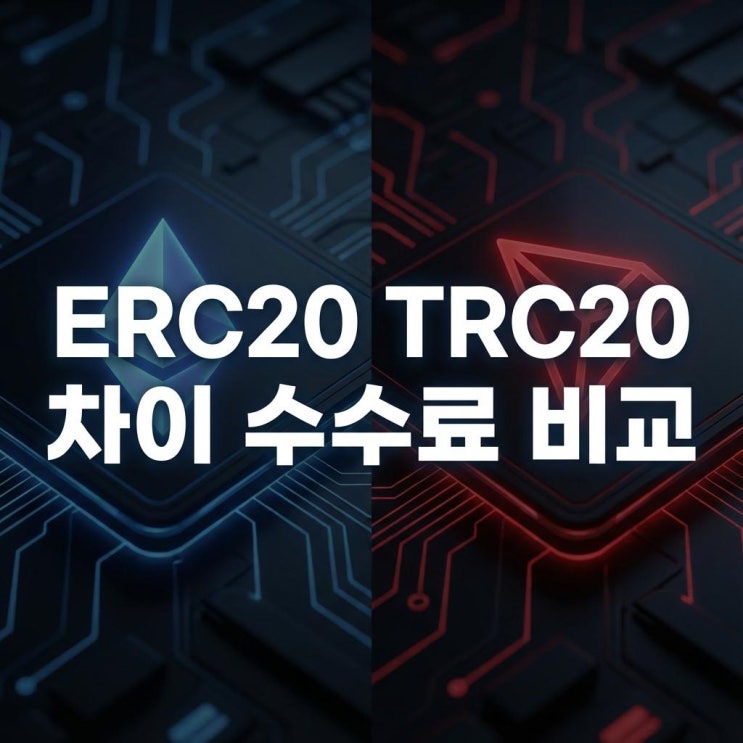  ERC20 TRC20 차이 수수료 비교! 테더(USDT) 전송 시 오입금 방지와 가스비 아끼는 법 (이더리움 vs 트론)