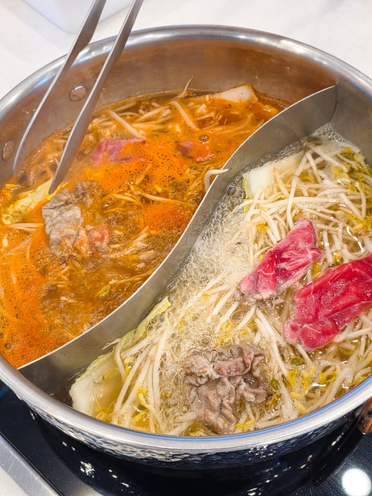  샤브올데이 의정부민락점 건희 소스 조합 내돈내산 후기