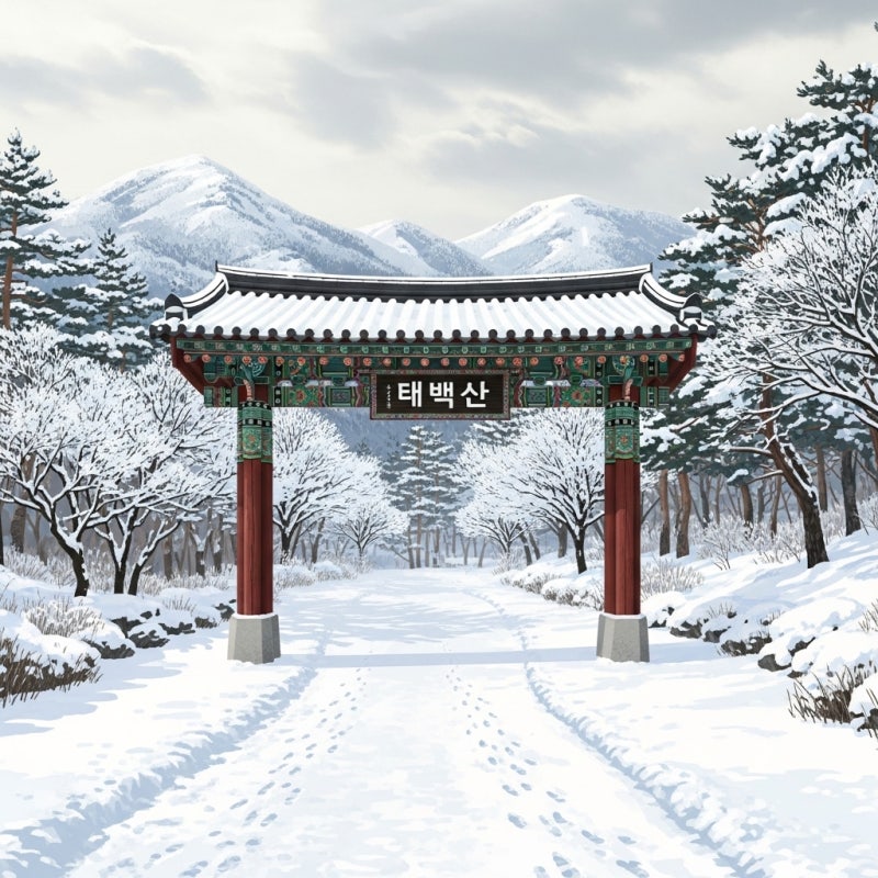 태백산 민박촌 겨울 가을 여름 봄 여행 숙박 예약 추천