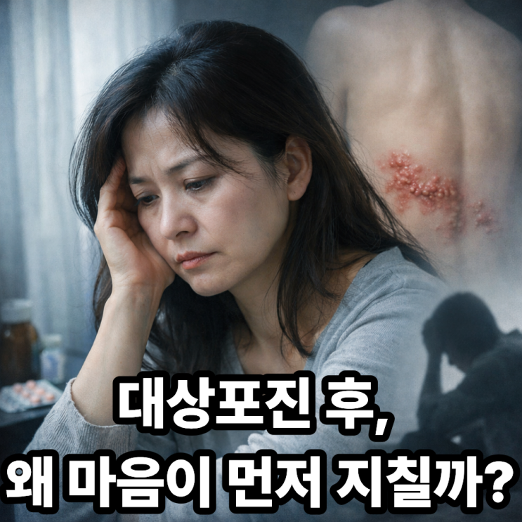  대상포진 후 우울감, 왜 생길까?｜통증이 사라져도 마음이 무거운 이유
