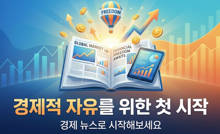  경제적 자유를 위한 첫 시작, 경제 뉴스로 시작해보세요