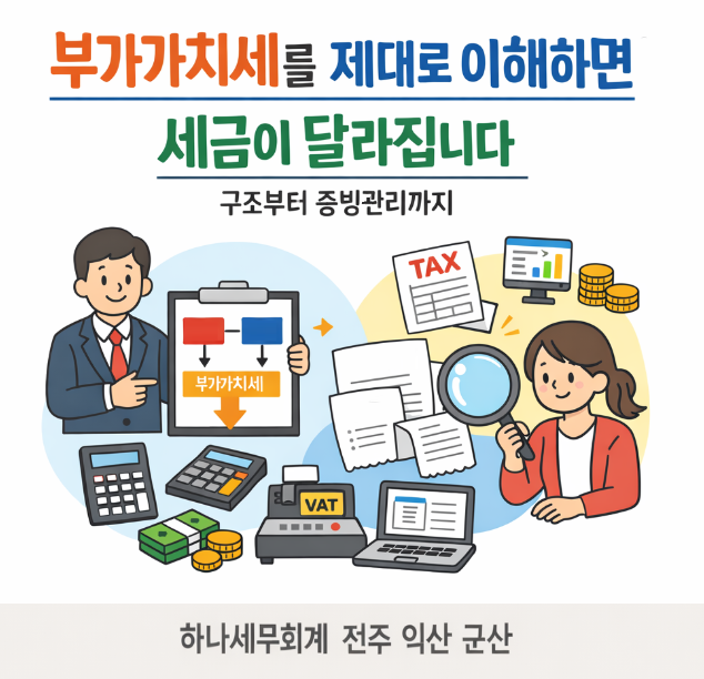  부가가치세를 제대로 이해하면 세금이 달라집니다, 구조부터 증빙관리까지: 군산세무사의 세금 가이드