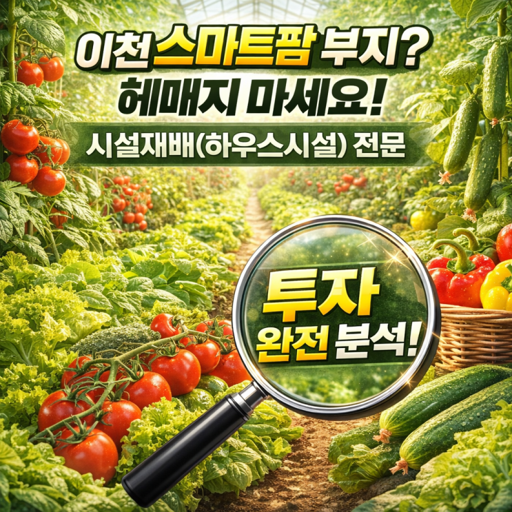   이천 스마트팜, 지금이 기회! 시설재배 하우스 완벽 분석 & 고수익 투자 노하우 (feat. 이천IT부동산)