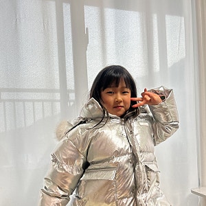 로아앤제인 아우터(코트, 패딩) 110, 120 사이즈 비교