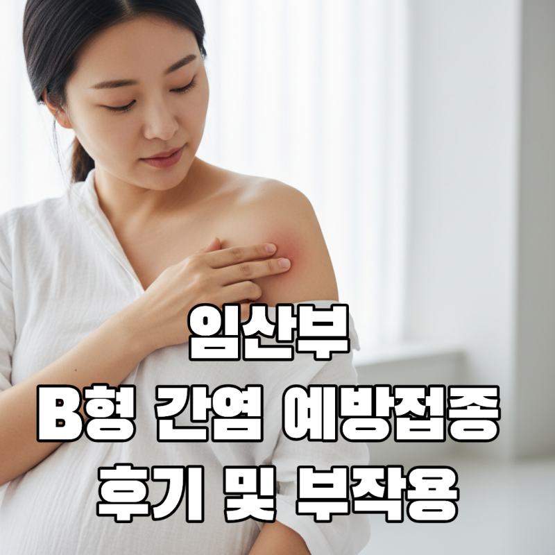 임산부 B형 간염 예방접종 후기 ㅣ2차 접종 후 통증과 부작용 기록
