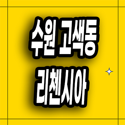  수원 고색동 할인분양 오피스텔 서수원 리첸시아 분양가