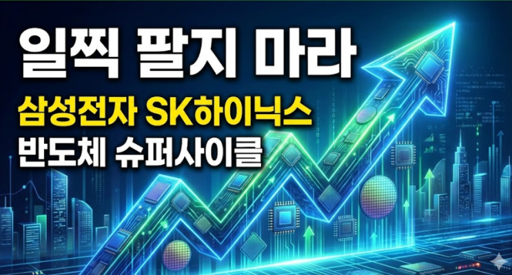  "일찍 팔지 마라" 삼성전자 SK하이닉스 반도체 슈퍼사이클
