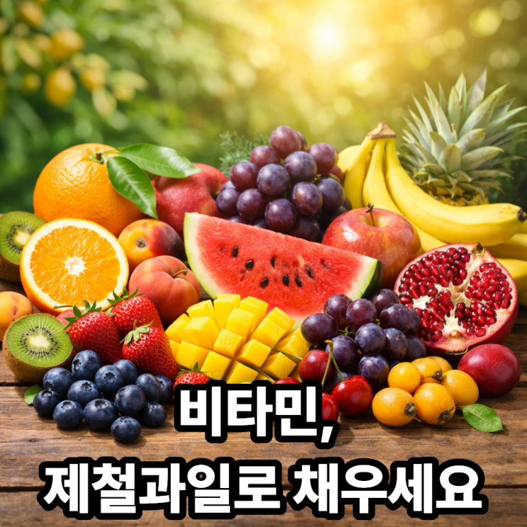   비타민 보충에 효과적인 제철과일 정리｜자연 그대로 채우는 영양 습관