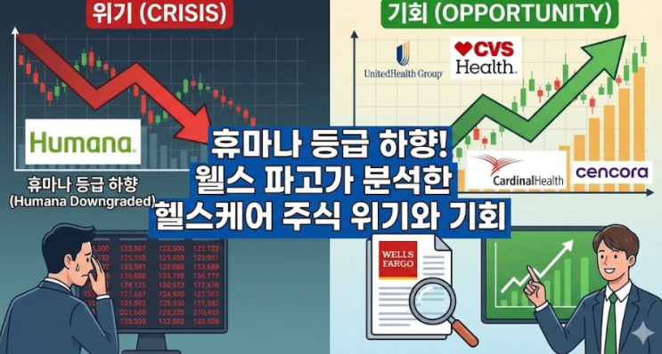  휴마나 등급 하향! 웰스 파고가 분석한 헬스케어 주식 위기와 기회