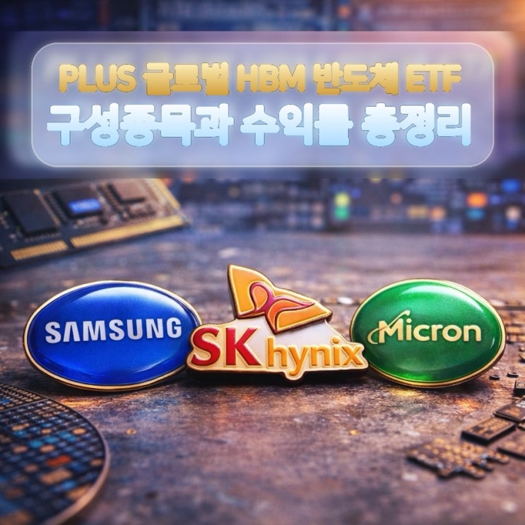 PLUS 글로벌 HBM 반도체 ETF 구성종목과 수익률 한눈 총정리