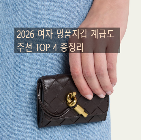  지갑 하나 바꿨을 뿐인데! 2026 최신 여자 명품 카드 지갑 추천 브랜드 계급도