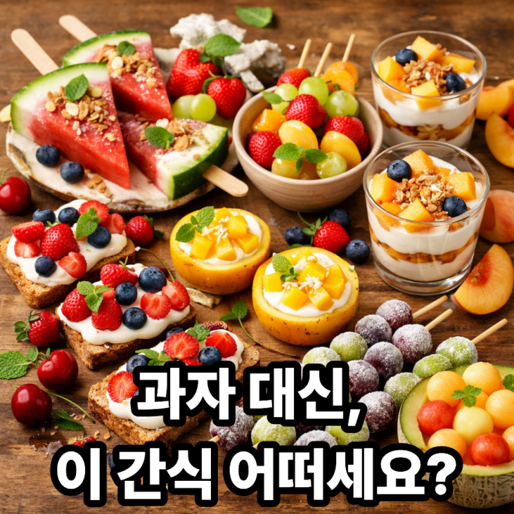  제철과일 활용한 간단 간식 아이디어｜설탕 없이도 충분히 맛있어요