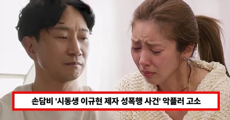  손담비, ‘시동생 이규현 제자 성폭행 사건’ 악플러 고소 결과는? 시댁·남편 이규혁까지 언급…결국 50만원 배상 판결