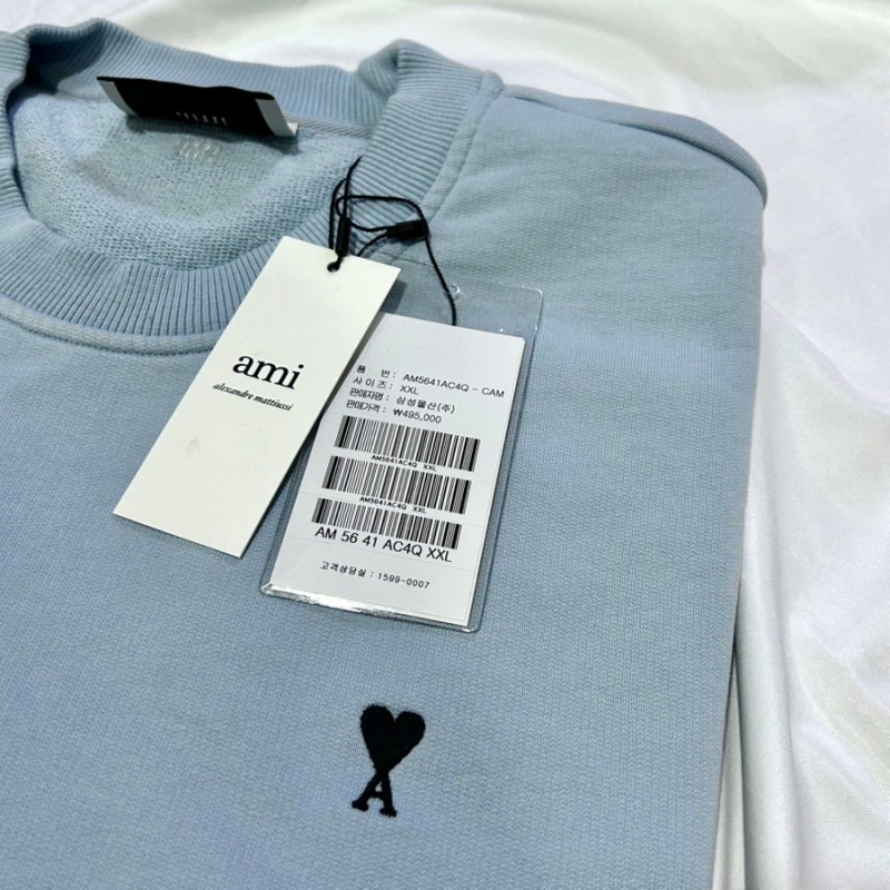 아미 맨투맨 하늘색 2XL Adc Sweatshirt Sky XXL SSF몰 구매 후기