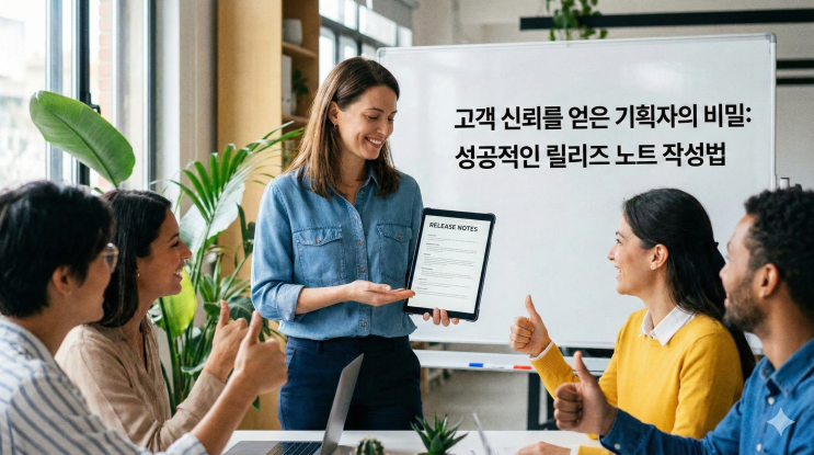  릴리즈 노트 하나로 고객 신뢰를 얻은 기획자의 비밀