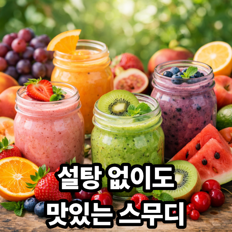  제철과일로 만드는 건강 스무디 레시피｜아침·간식으로 부담 없는 한 잔