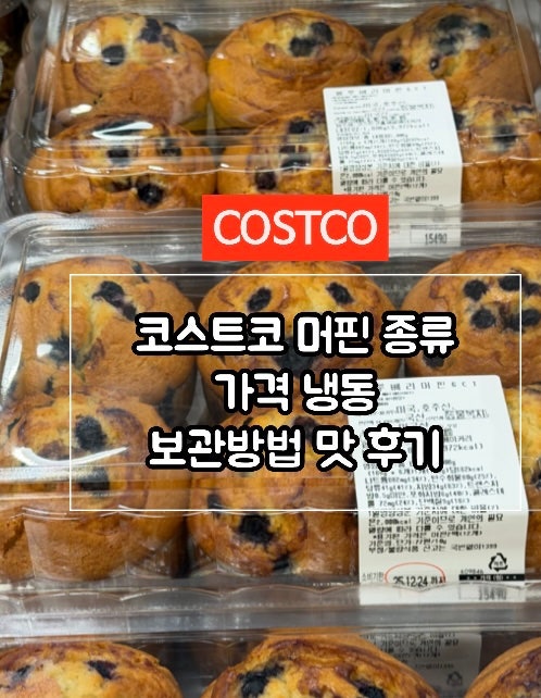 코스트코 머핀 종류 가격 냉동 보관방법 맛 후기