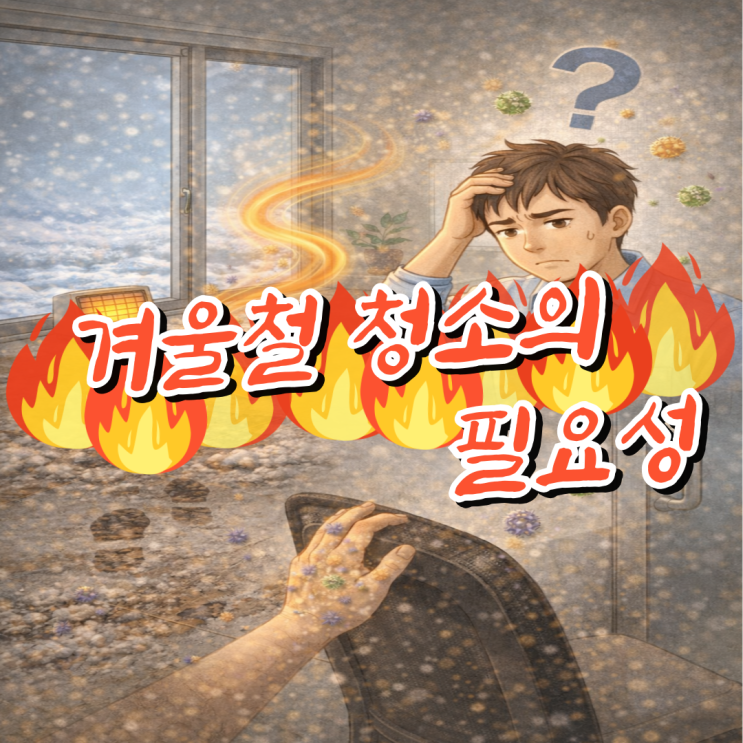  겨울철 실내 세균이 왜 늘어날까요?