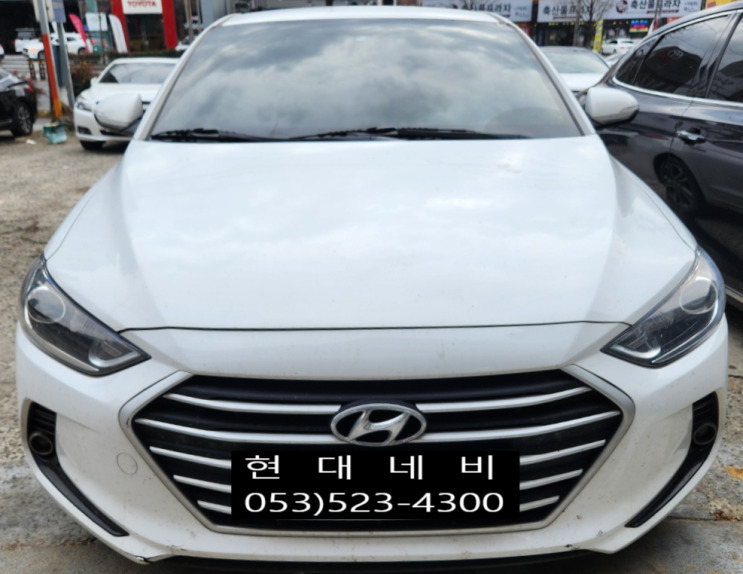  아반떼AD 순정네비게이션 부팅불량 수리