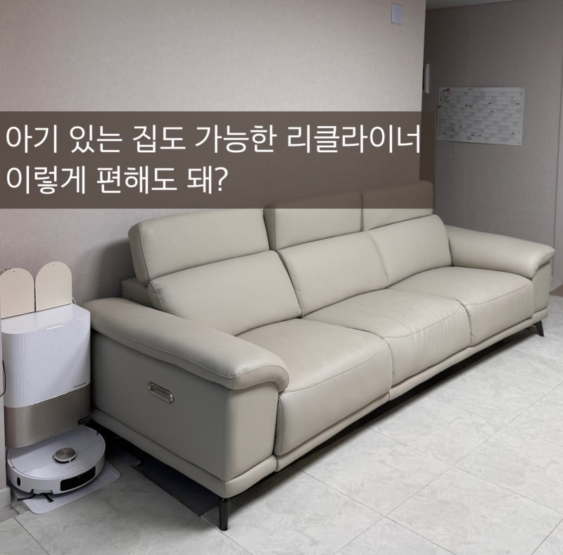 레이디가구 컴포트R 플러쉬 리클라이너 소파 4인용 6개월 사용 후기