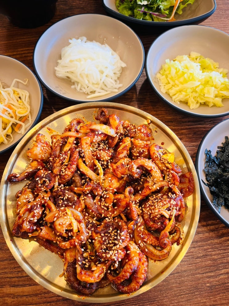  칠곡북삼맛집 불향 가득한 쭈꾸미 손의손 구미점 점심 방문