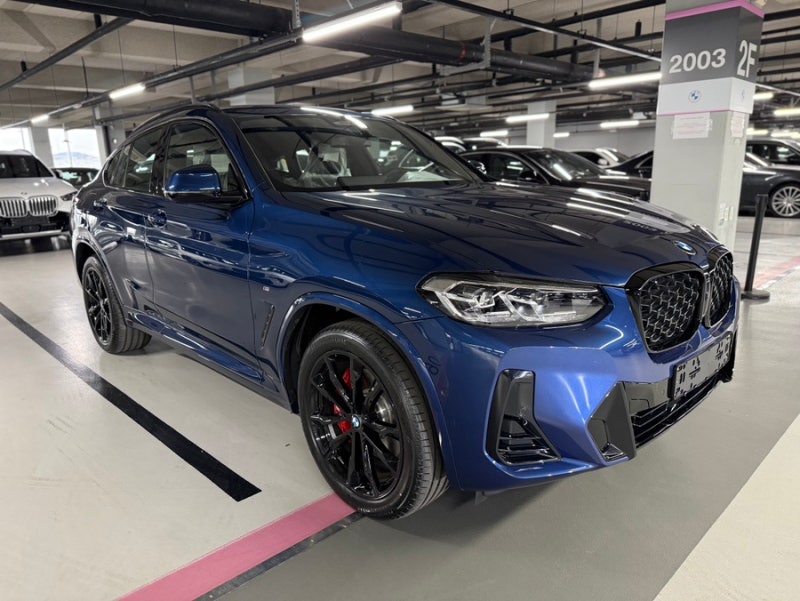 BMW X4 20i msp pro se 구매 및 출고, 파이토닉블루 모카시트, 백수의 큰 결심