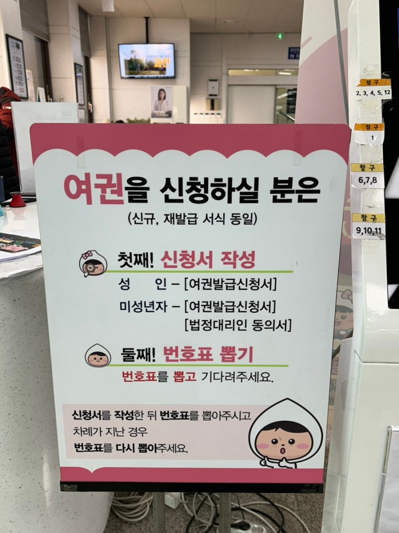 김포시청 여권 발급 방법, 주차, 여권 발급 준비물