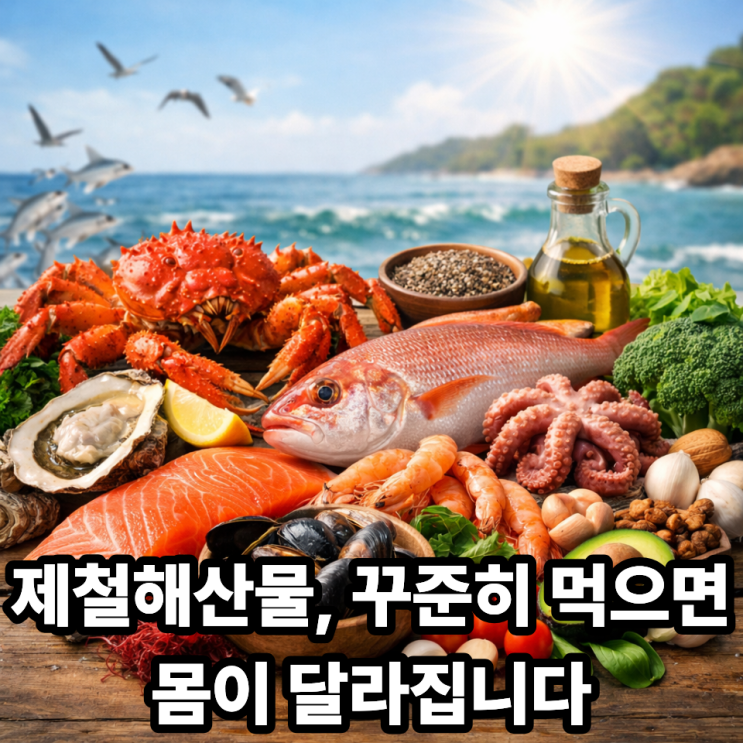   제철해산물 소비가 건강에 미치는 영향｜몸이 먼저 느끼는 변화