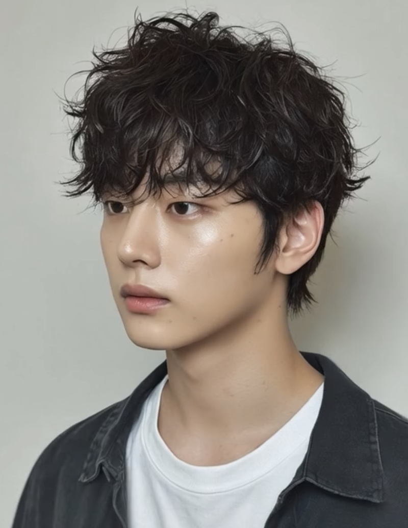 최우식 펌 쉐도우펌 세미 히피펌 스타일 잘하는 이벤트 아현역 미용실