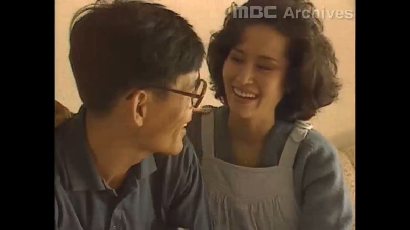 MBC 인간시대 안성기 부부 편 - 기쁜 우리 젊은 날 후반부의 현실판 같은 '인간시대' 최초 연예....