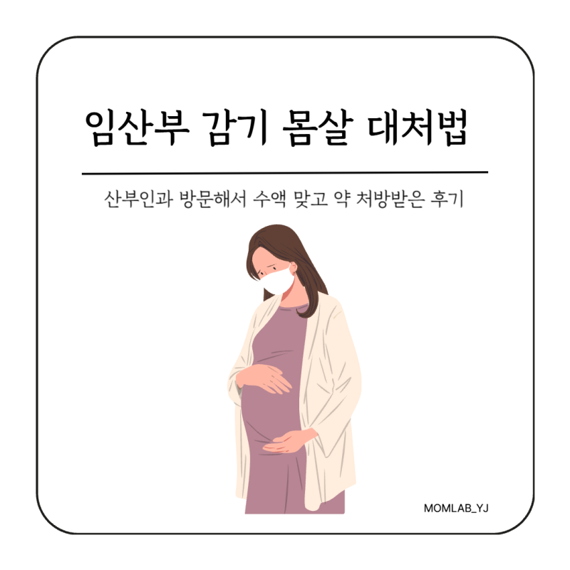 임산부 감기 몸살 대처법｜산부인과에서 수액 맞고 약 처방받은 후기