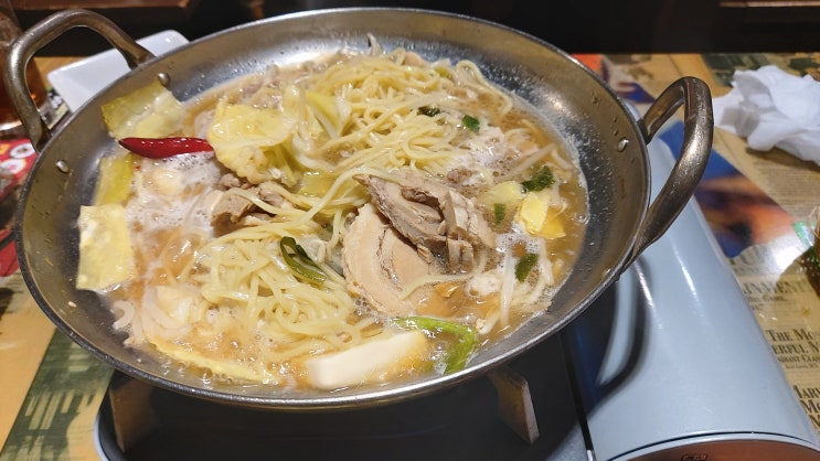 도쿄 츠키시마 이자카야 【와라와라 笑笑】 모츠나베