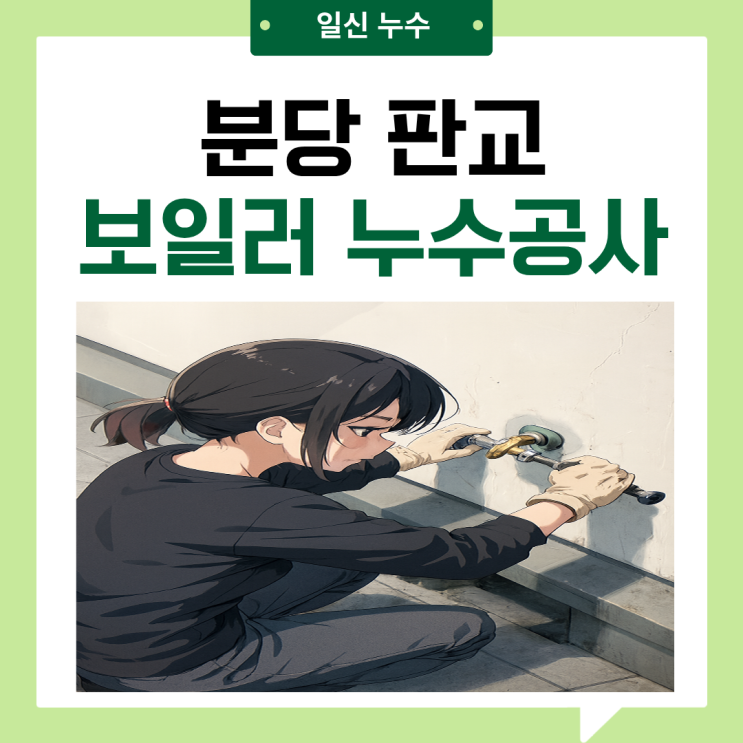  분당 수도누수 공사 비용, 아파트 테라스에서 물만 사용하면 누수가??