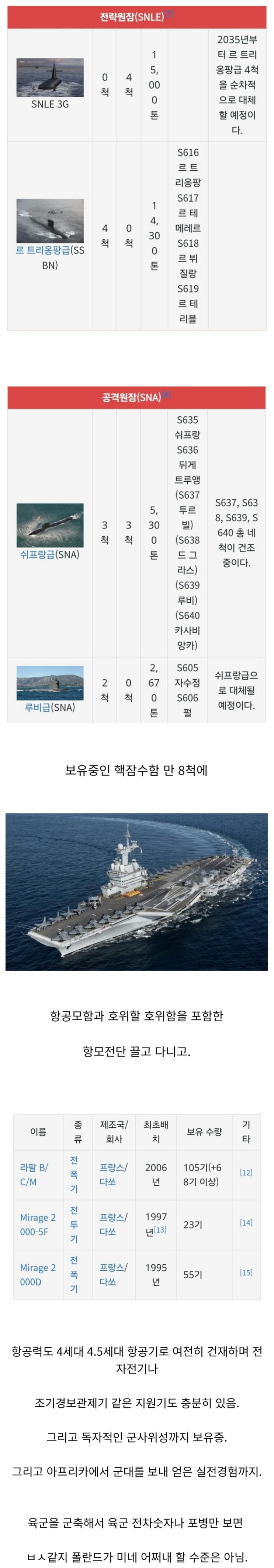  종이호랑이라고 폴란드맘들에게 욕먹는 프랑스군