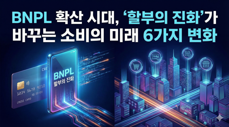  BNPL 확산 시대, ‘할부의 진화’가 바꾸는 소비의 미래 6가지 변화