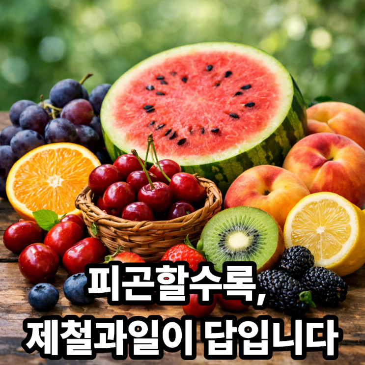   피로 회복에 좋은 제철과일 종류｜지친 몸에 자연 에너지 채우는 방법