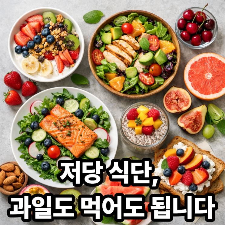 제철과일을 활용한 저당 식단 구성법｜혈당 부담 없이 건강하게 먹는 방법