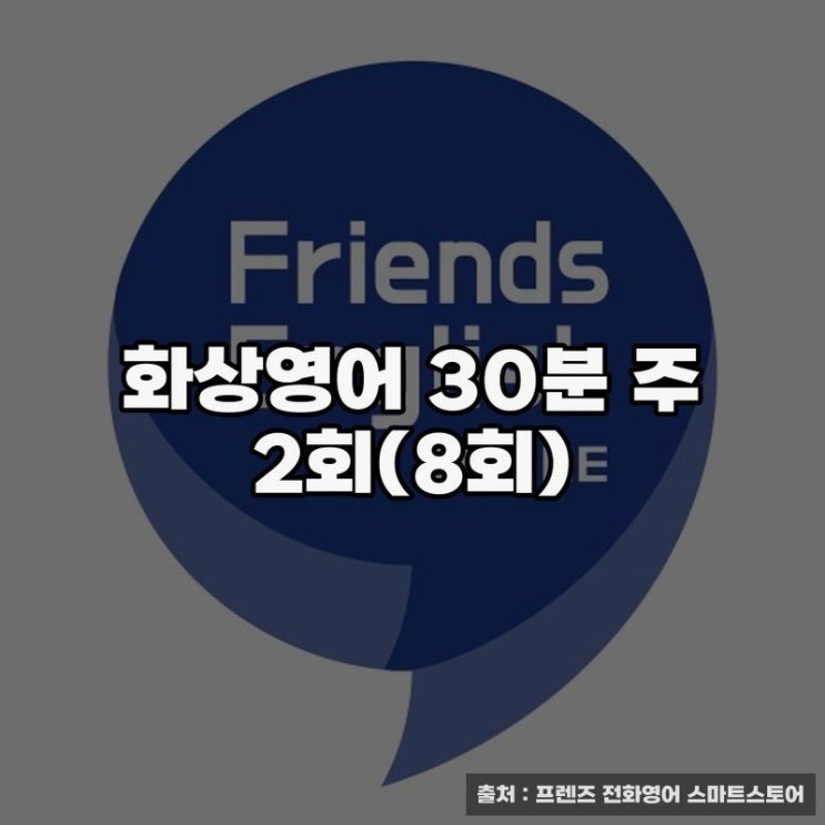  화상영어 30분 주 2회로 영어 실력 향상