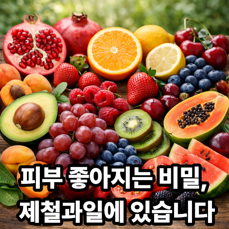   피부 건강에 도움이 되는 제철과일｜먹는 것부터 달라지는 피부 컨디션