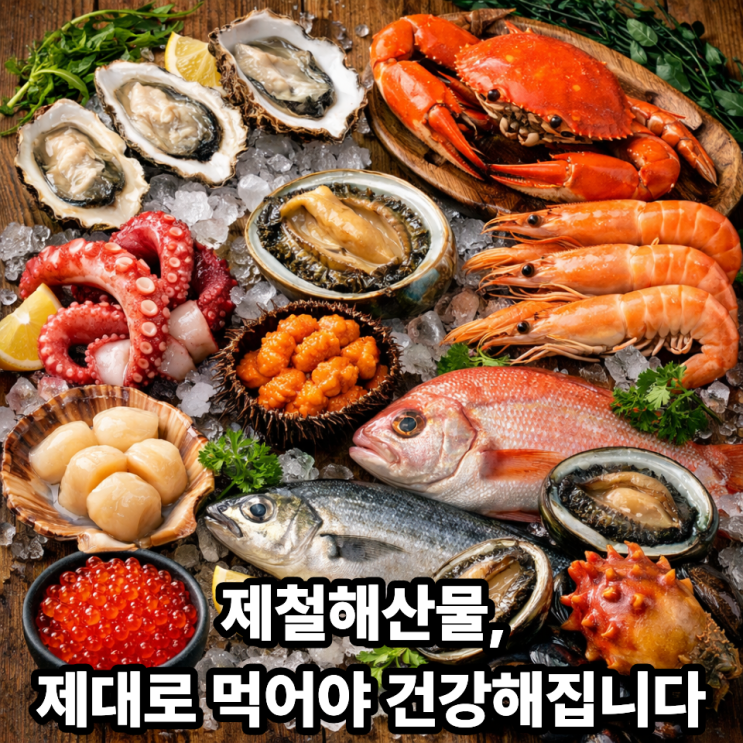   제철해산물 제대로 즐기는 식습관 정리｜영양은 높이고 부담은 줄이는 방법