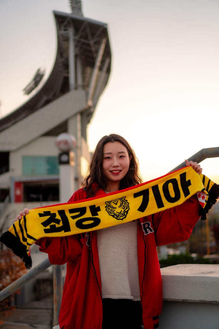 KIA타이거즈 팬의 야구 스냅 비시즌 광주기아챔피언스필드