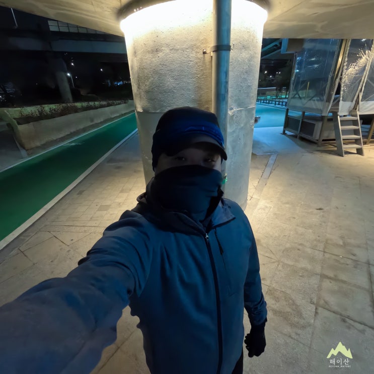  추운 겨울 달리기, 넥워머 효과는 굉장했다! 중랑천 5km 러닝 후기