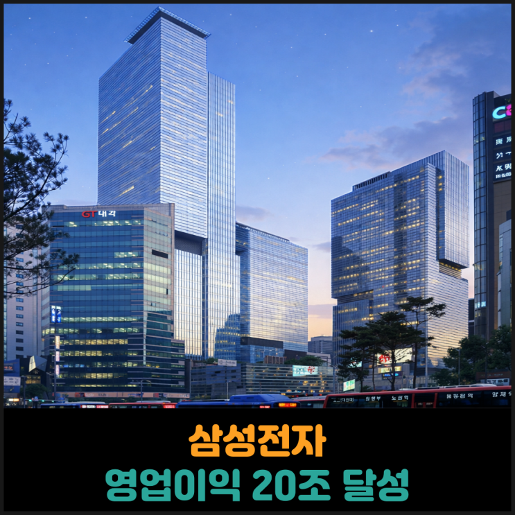  삼성전자 영업이익 20조원 달성