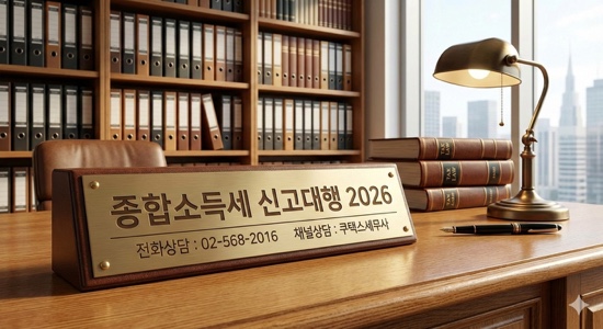 종합소득세 신고대행 신청안내 및 신고기간 2026년