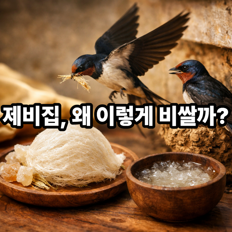  제비집은 왜 비쌀까? 가격이 높은 진짜 이유 완벽 분석