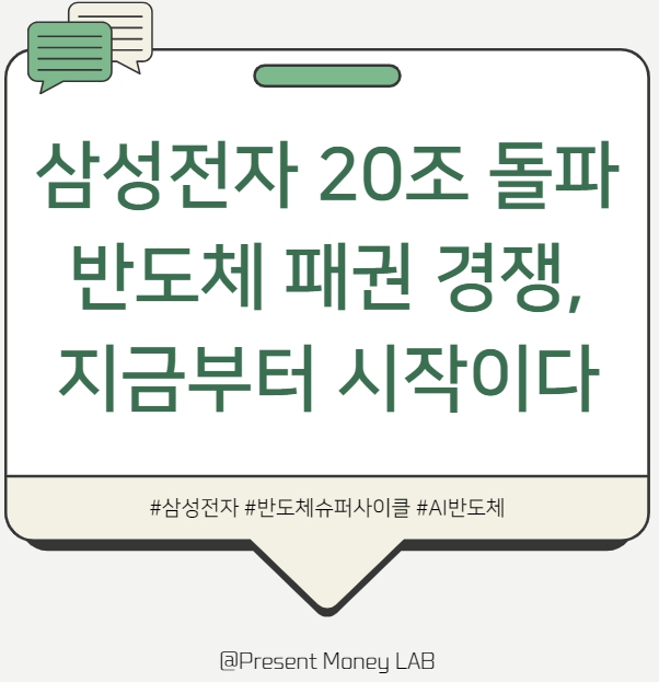  "AI가 불 지핀 반도체 슈퍼사이클" 삼성전자, 이제는 100조를 향한다